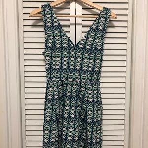 Anthropologie Geo-patterned Tank Dress